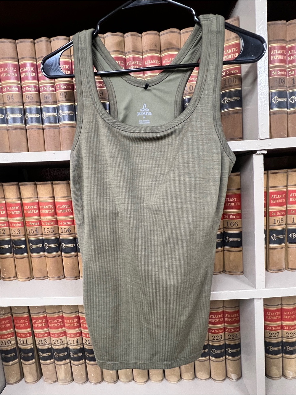 Prana Olive Green Racerback Tank